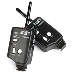Radio trasmettitori e ricevitori per fotocamera e flash PocketWizard Plus II - Noleggio Attrezzature Fotografiche