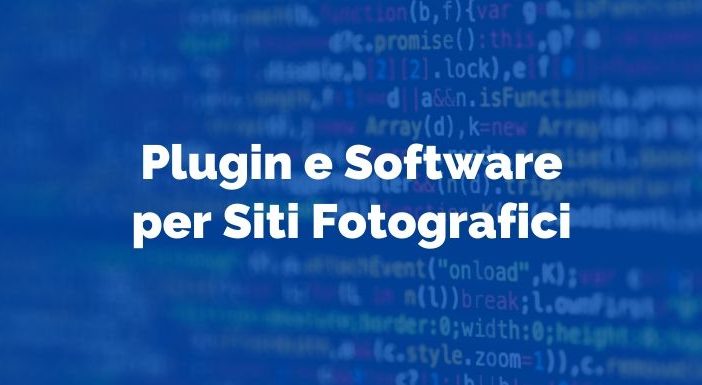 Plugin e Software per Siti Fotografici
