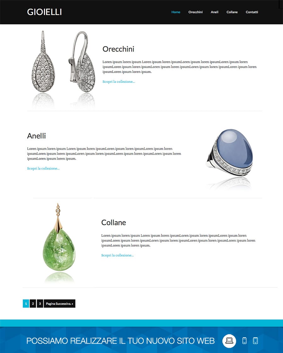 Sito web personalizato