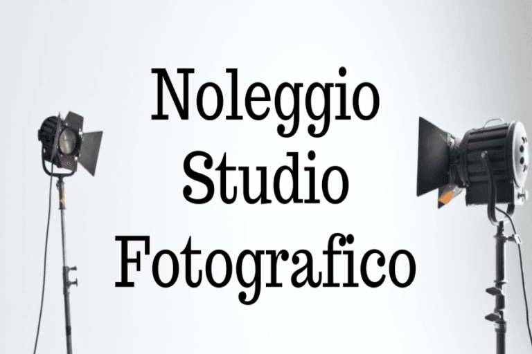 Noleggio studio fotografico